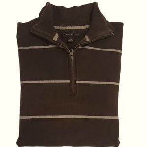 Banana Republic 1/4 Zip Mock Turtleneck Long Sleeve Shirt